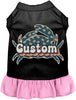 Custom Retro Crabs Pet Dress