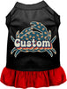 Custom Retro Crabs Pet Dress