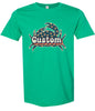 Custom Retro Crabs Adult Gildan Soft Shirt