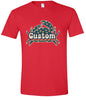 Custom Retro Crabs Adult Gildan Soft Shirt