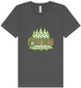 Custom Woodland Trees Unisex V-Neck Shirt