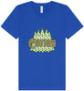 Custom Woodland Trees Unisex V-Neck Shirt