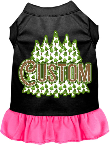 Custom Woodland Trees Pet Dress