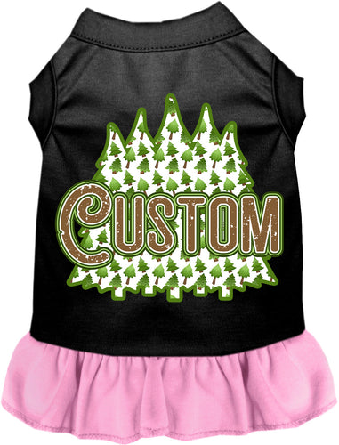 Custom Woodland Trees Pet Dress