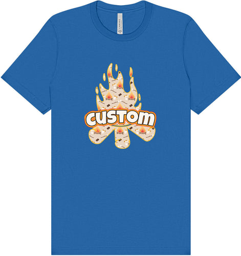 Custom Around the Campfire Adult Bella Canvas Shirt