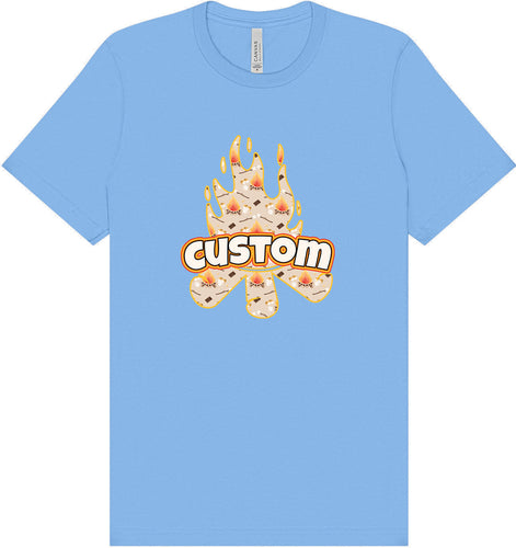Custom Around the Campfire Adult Bella Canvas Shirt