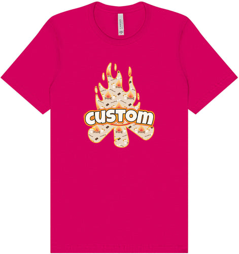 Custom Around the Campfire Adult Bella Canvas Shirt