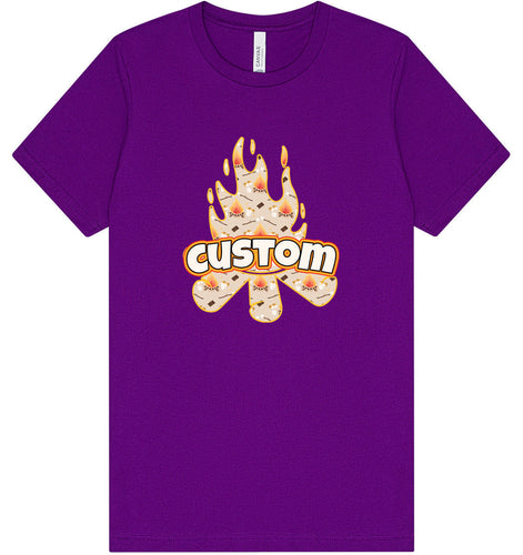 Custom Around the Campfire Adult Bella Canvas Shirt