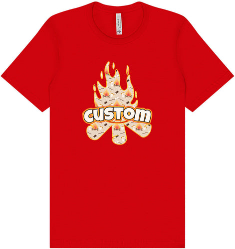 Custom Around the Campfire Adult Bella Canvas Shirt