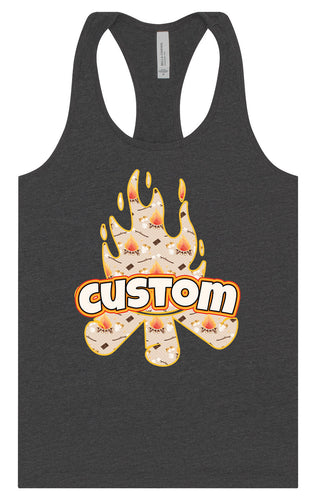 Custom Around the Campfire Women's Racerback Tank