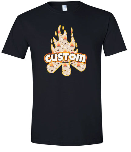 Custom Around the Campfire Adult Gildan Soft Shirt