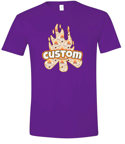 Custom Around the Campfire Adult Gildan Soft Shirt
