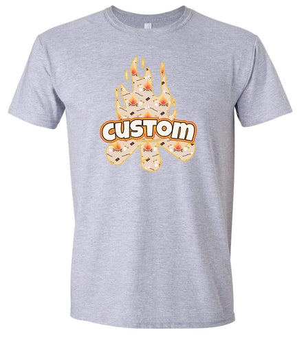 Custom Around the Campfire Adult Gildan Soft Shirt