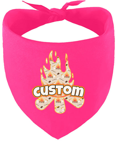 Custom Around the Campfire Pet Bandana