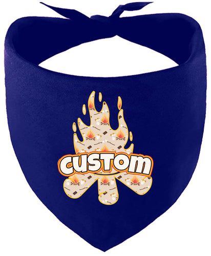 Custom Around the Campfire Pet Bandana