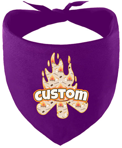 Custom Around the Campfire Pet Bandana