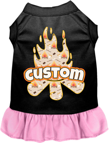 Custom Around the Campfire Pet Dress
