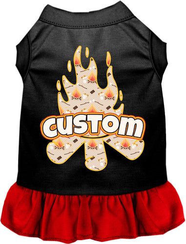 Custom Around the Campfire Pet Dress