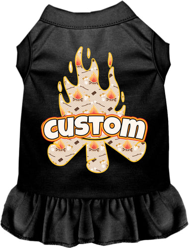 Custom Around the Campfire Pet Dress