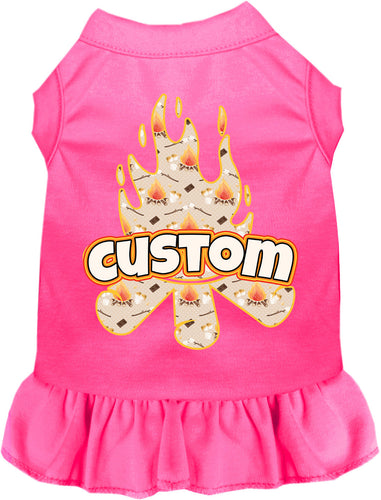 Custom Around the Campfire Pet Dress