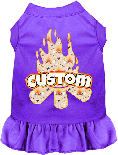 Custom Around the Campfire Pet Dress