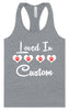 Custom Loved In Women's Racerback Tank