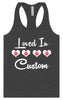 Custom Loved In Women's Racerback Tank