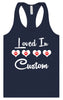 Custom Loved In Women's Racerback Tank