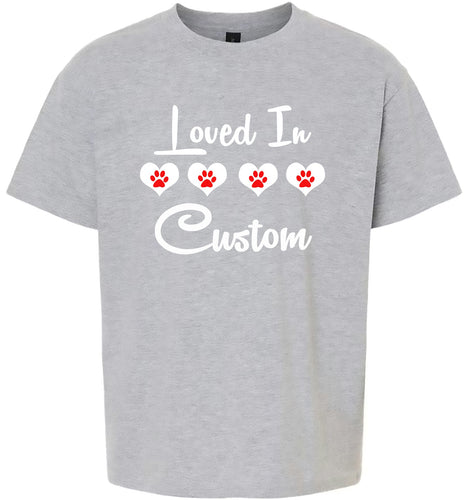 Custom Loved In Children's Gildan Soft Shirt