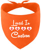 Custom Loved In Pet Bandana