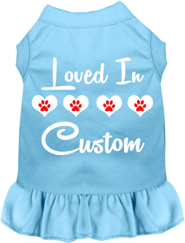 Custom Loved In Pet Dress