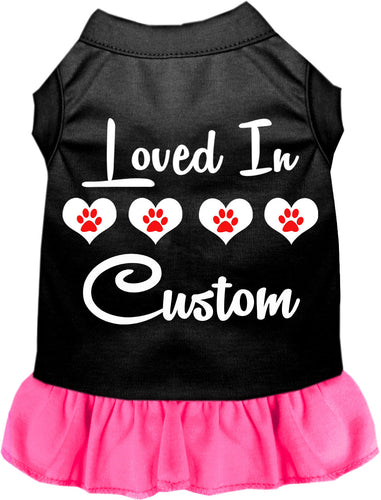 Custom Loved In Pet Dress