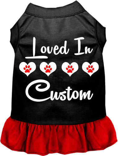 Custom Loved In Pet Dress