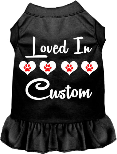 Custom Loved In Pet Dress