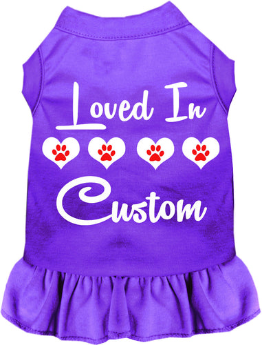 Custom Loved In Pet Dress