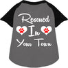 Custom Rescued In Pet Raglan Shirts