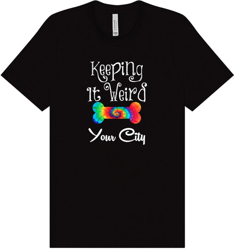 Custom Stay Weird in Adult Bella Canvas Shirt