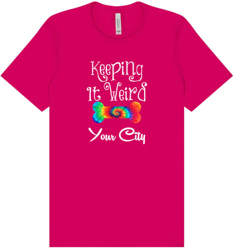 Custom Stay Weird in Adult Bella Canvas Shirt