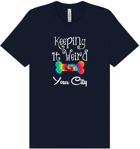 Custom Stay Weird in Adult Bella Canvas Shirt
