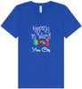 Custom Stay Weird in Unisex V-Neck Shirt