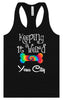 Custom Stay Weird in Women's Racerback Tank