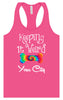 Custom Stay Weird in Women's Racerback Tank