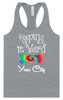 Custom Stay Weird in Women's Racerback Tank