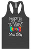 Custom Stay Weird in Women's Racerback Tank