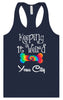 Custom Stay Weird in Women's Racerback Tank