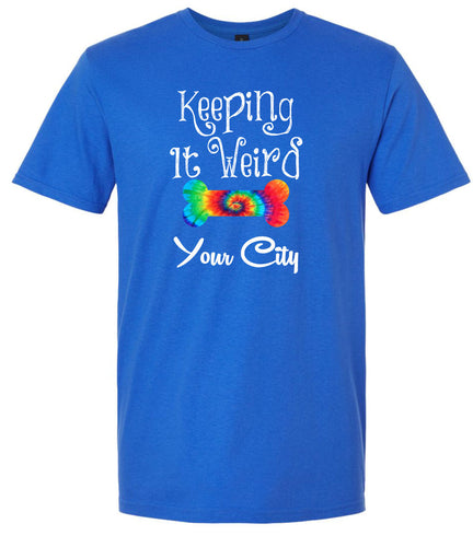 Custom Stay Weird in Adult Gildan Soft Shirt