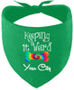 Custom Stay Weird in Pet Bandana