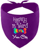 Custom Stay Weird in Pet Bandana