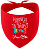 Custom Stay Weird in Pet Bandana