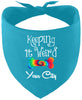 Custom Stay Weird in Pet Bandana